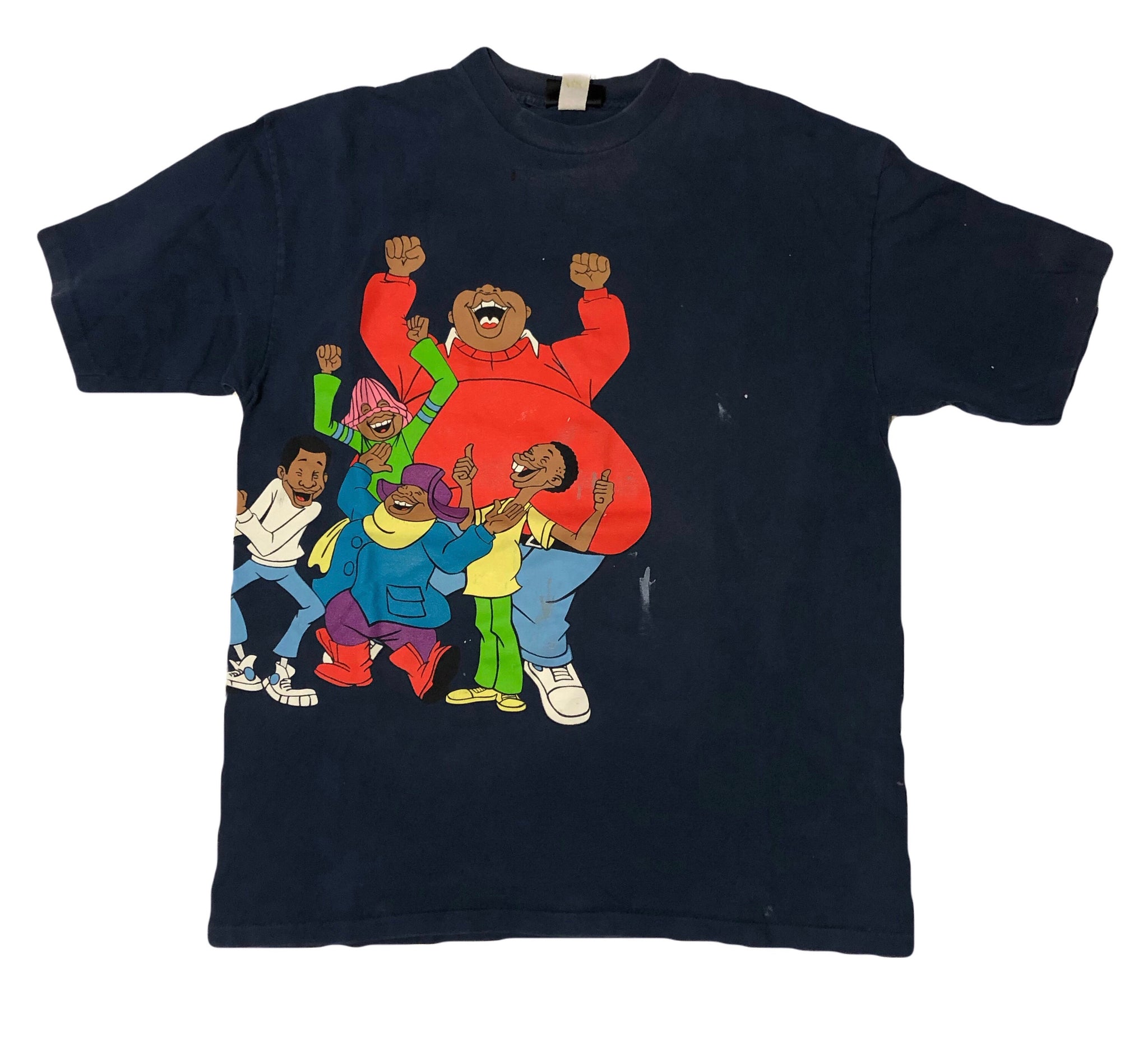 Vintage 90s Single Stitch Fat Albert & The Junkyard Gang Shirt Size Large - Beyond 94