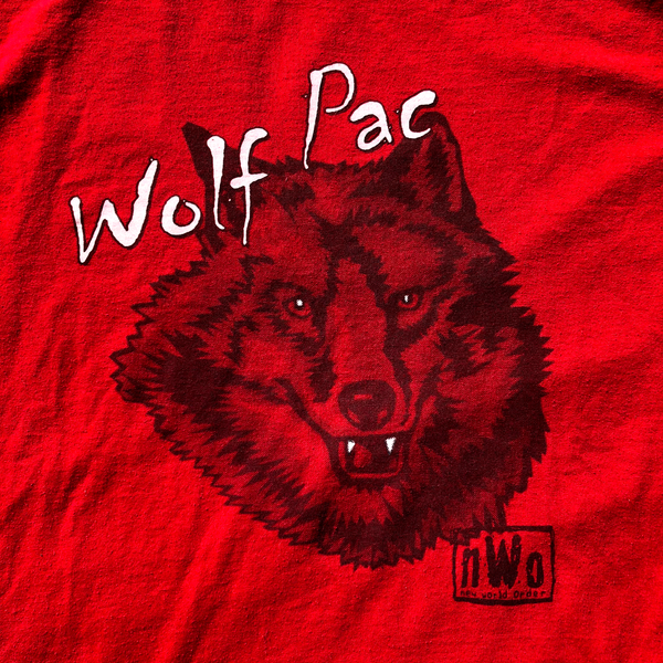 1998 WCW NWO "Wolf Pac" Shirt Red Large - Beyond 94