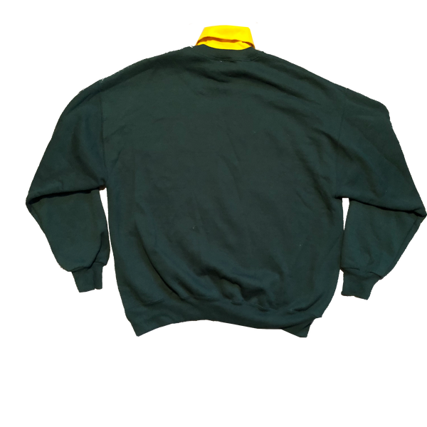 90's NFL Packers Crewneck Green/Yellow Size X-Large - Beyond 94