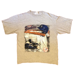 1997 New York Yankees Shirt Grey Size X-Large - Beyond 94
